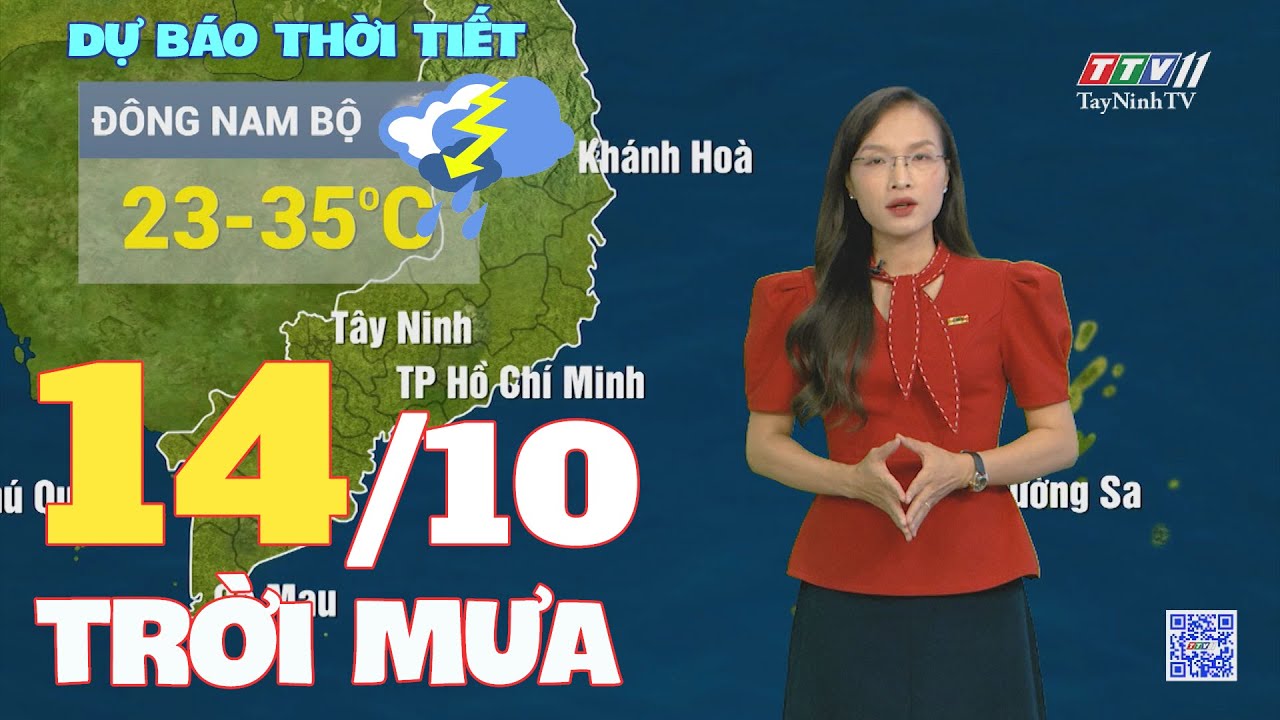 Bản tin thời tiết 14-10-2024 | TayNinhTVENT